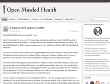 Tablet Screenshot of openmindedhealth.com